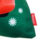 Наволочка декоративная "С новым годом!" Тачки, 35х35 см, 100% п/э велюр - Фото 2