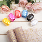 Лента упаковочная для воздушных шаров и подарков, матовая, ассорти, набор 6 шт., 0.5 см × 10 м - Фото 1