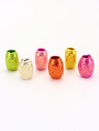 Лента упаковочная для воздушных шаров и подарков, с золотой полосой, ассорти, набор 6 шт., 0.5 см × 10 м - Фото 2