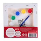 Роспись по холсту "Волшебного Нового года" Холодное сердце,6 кр. по 3мл,кисть,пайетки - Фото 2