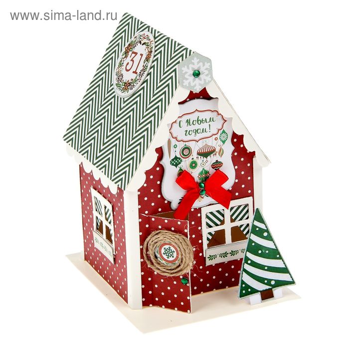 Домик новогодний «Рождественская сказка», набор для создания, 30 × 30 см - Фото 1