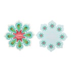Шильдик декоративный на подарок «Снежинка», 10 × 10 см - Фото 2