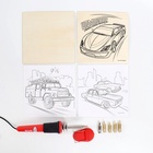 Выжигание и роспись по дереву «Чемпион», набор для творчества - Фото 4