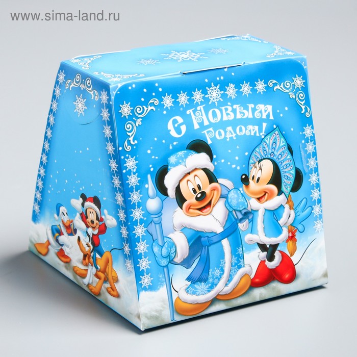 Коробка подарочная "Радости!" Микки Маус и друзья, 11,5 х 11,5 х 11,5 см - Фото 1