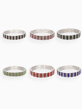 Браслет детский «Выбражулька» лёд 3 ряда, d=5 см МИКС (комплект 2 шт)