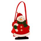 Наб.полотенец в корзинке Collorista "Снеговичок" 30х30 см - 2 шт., хлопок - Фото 1