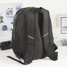Рюкзак молодёжный на молнии, 1 отдел, 4 наружных кармана, чёрный/красный - Фото 2