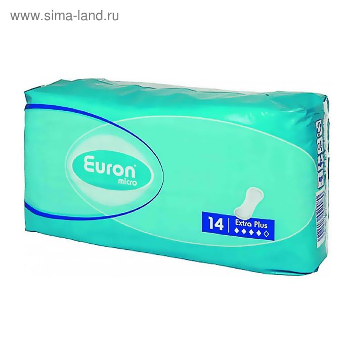 Прокладки Euron Micro Extra Plus послеродовые и урологические, 14 шт - Фото 1