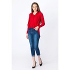 Рубашка женская удлинённая, цвет красный, размер 46 - Фото 1