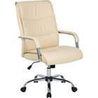 Кресло для руководителя EChair 509 TPU, Бежевое (искусственная кожа/металл) - Фото 1