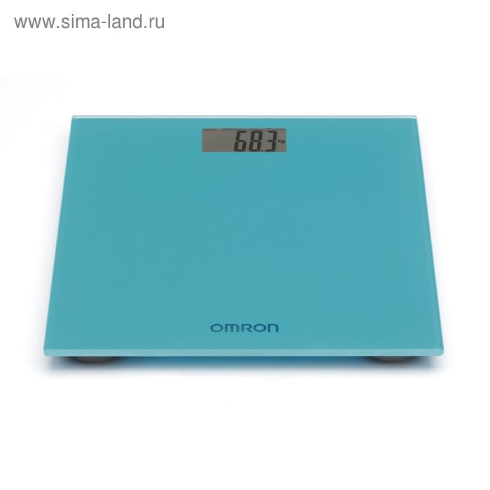 Весы напольные Omron HN-289, электронные, до 150 кг, бирюзовые - Фото 1