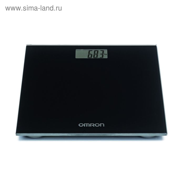 Весы напольные Omron HN-289, электронные, до 150 кг, 1хCR2032, стекло, черные - Фото 1