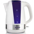 Чайник электрический Vitek VT-1165VT, пластик, 1.7 л, 2200 Вт, бело-фиолетовый - Фото 1