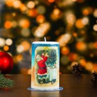 Свеча-сюрприз "Новогодние сюжеты" Дед Мороз, ароматизированная, апельсин - Фото 2