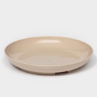 Горшок для цветов с поддоном Доляна «Арена», 2 л, пластиковый, цвет пудровый - Фото 6