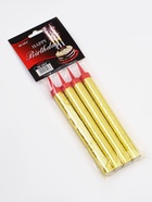 Свечи фонтаны в торт «Золотые искры», 4 шт., 17.5 см, горение 60 сек. - Фото 8