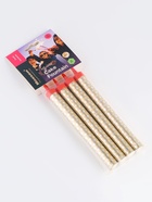 Свечи фонтаны в торт «Золотые искры», 4 шт., 17.5 см, горение 60 сек. - Фото 9