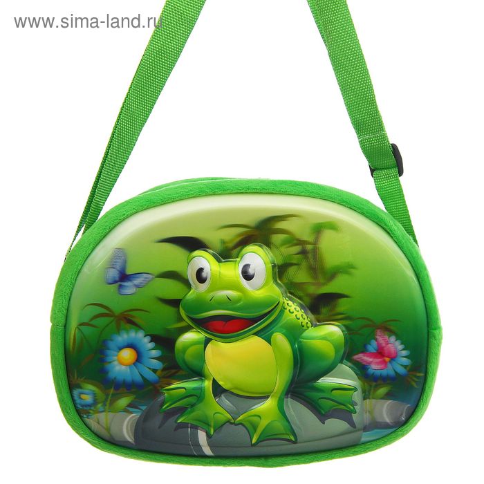 Мягкая сумочка 3Д "Лягушка" - Фото 1