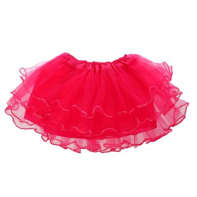 Карнавальная юбка 4-х слойная 4-6 лет, цвет розовый