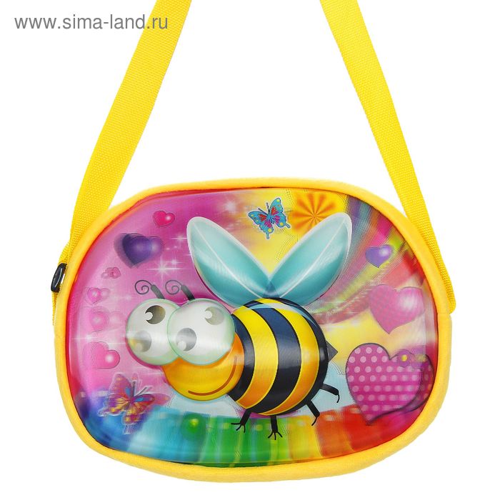 Мягкая сумочка «Пчелка», 3Д - Фото 1