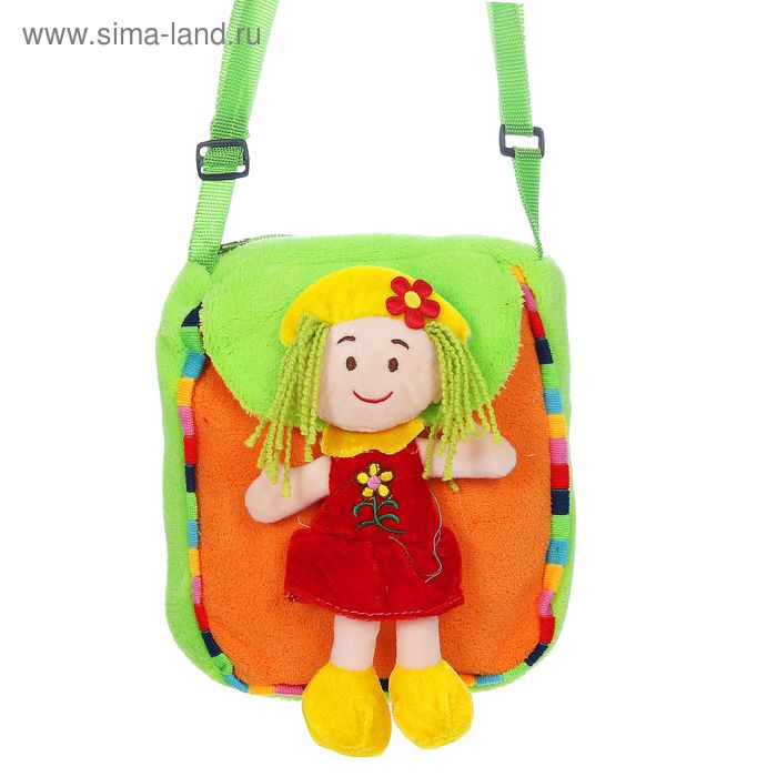 Мягкая сумочка "Девочка" в шляпке, цвета МИКС - Фото 1