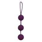 Вагинальные шарики Seven Creations, силикон, цвет фиолетовый, d=3,5 см - Фото 2