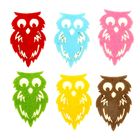 Набор декора для творчества войлок "Совушки" (набор 6 шт) 11,5х12 см - Фото 2