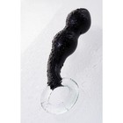 Стимулятор простаты Sexus Glass, стекло, чёрный, 17 см - Фото 3