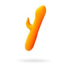 Вибратор Adele с клиторальным стимулятором, 10 режимов, 17 см, оранжевый - Фото 1