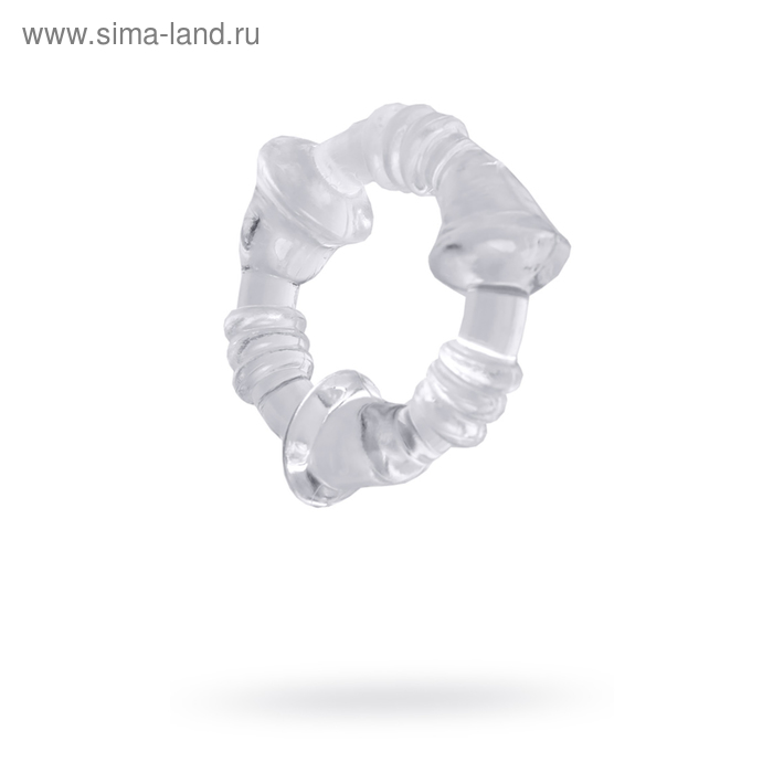 Эрекционное кольцо Mini Flex Stretchy Cockring, 2 см, прозрачное - Фото 1