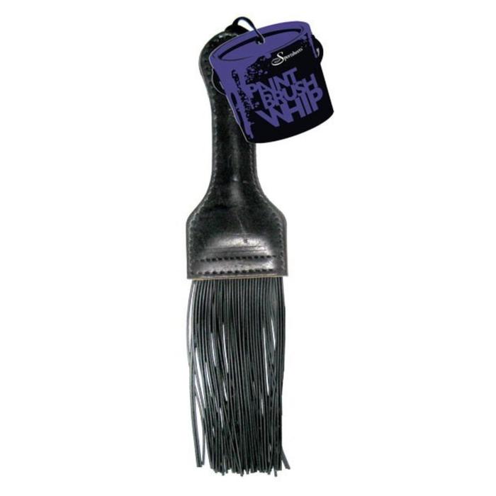 Плётка Sex&Mischief Paint Brush Whip, 35 см, чёрная - Фото 1