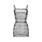 Платье-сетка Candy Girl с полосками, чёрное, размер OS - Фото 3