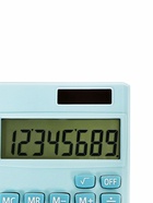 Калькулятор карманный 08-разрядный, корпус голубой - Фото 4