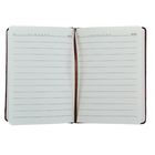 Ежедневник недатированный формат А6, 80 листов, линия, Крокодил бордовый - Фото 2