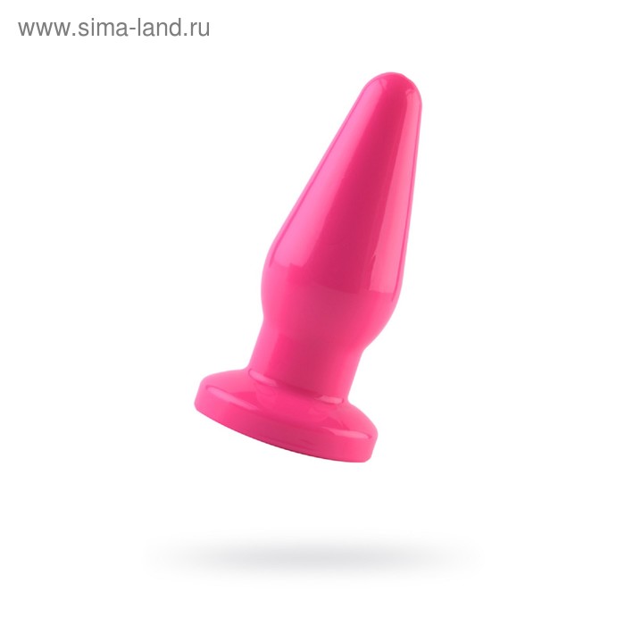 Анальная пробка Toyfa Popo Pleasure, силиконовая, розовая, 13,6 см - Фото 1