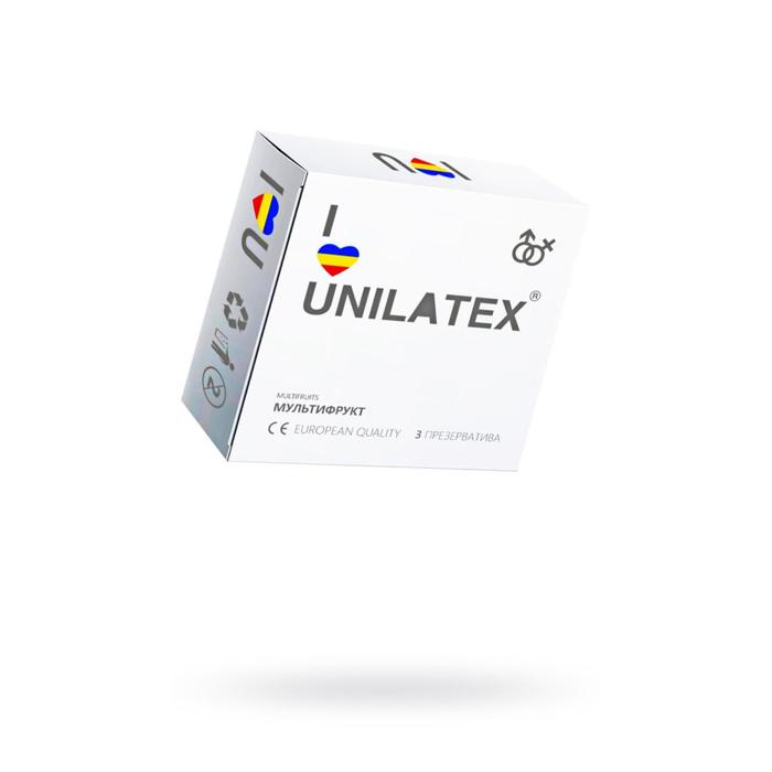 Презервативы Unilatex «Мультифрукт», цветные, 3 шт. - Фото 1