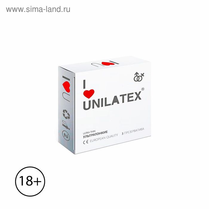 Презервативы Unilatex Natural, ультратонкие, 3 шт. - Фото 1