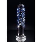 Анальная втулка Sexus Glass, стекло, прозрачная, 16 см - Фото 11