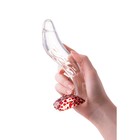 Нереалистичный фаллоимитатор Sexus Glass, стекло, прозрачный, 17,5 см - Фото 3