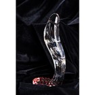 Нереалистичный фаллоимитатор Sexus Glass, стекло, прозрачный, 17,5 см - Фото 4
