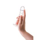 Нереалистичный фаллоимитатор Sexus Glass, стекло, прозрачный, 16 см - Фото 4