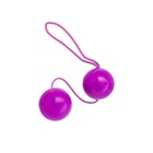 Вагинальные шарики Toyfa, ABS пластик, фиолетовый, 20,5 см, d=3 см - Фото 2