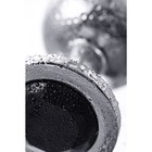 Анальная пробка Metal by Toyfa, серебристая, с чёрным кристаллом, 10 см, d=4 см - Фото 7