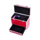 Секс-машина чемодан Diva Wiggler, 2 насадки, металл, цвет розовый, 17 см - Фото 6
