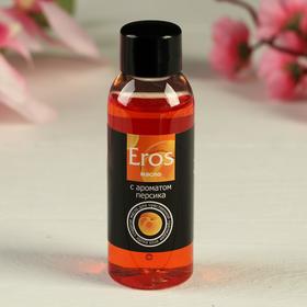 Масло массажное интимное EROS EXOTIC, с ароматом персика, 50 мл