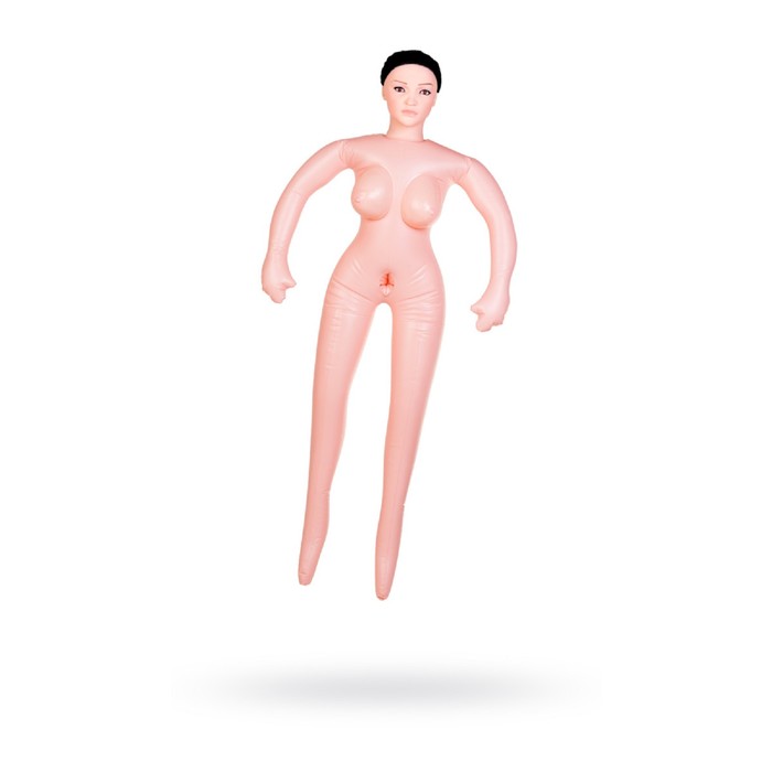 Кукла надувная Toyfa Dolls-X Nurse Emilia, брюнетка, 2 отверстия, костюм медсестры, 160 см