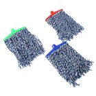 Насадка для швабры удлинённая верёвочная, х/б 250 гр, цвет МИКС - Фото 3