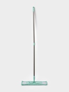 Швабра для мытья пола плоская Доляна, насадка из микрофибры 40×10 см, телескопическая стальная ручка 68(122) см - Фото 1