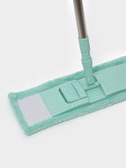 Швабра для мытья пола плоская Доляна, насадка из микрофибры 40×10 см, телескопическая стальная ручка 68(122) см - Фото 4