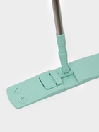 Швабра для мытья пола плоская Доляна, насадка из микрофибры 40×10 см, телескопическая стальная ручка 68(122) см - Фото 7